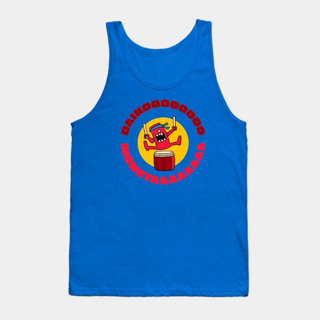 Taiko monster lettering Tank Top by schlag.art